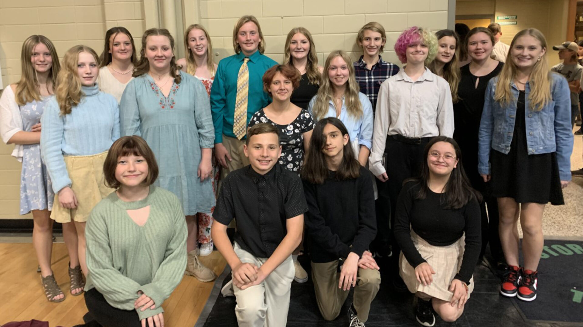 PHOTO: Middle School students sing in Honor Choir Festival
